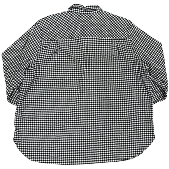 EUC Women's J. CREW Gingham Half-Zip Flannel Pullover Shirt | Size XXL - Picture 4 of 7